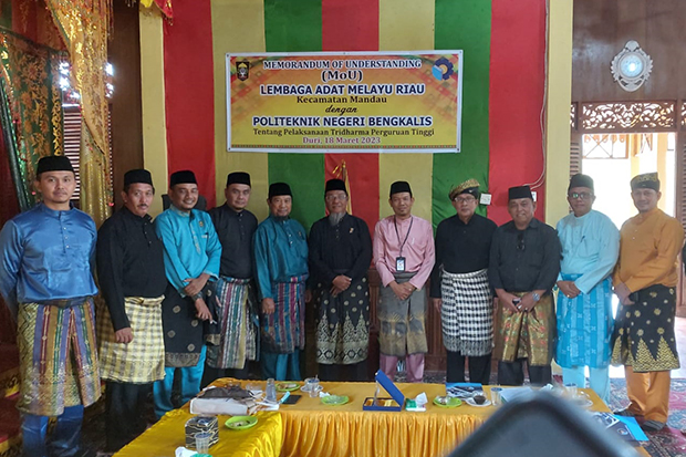Polbeng Jalin MoU Dengan LAMR Kecamatan Mandau Guna Tingkatkan Tri Dharma Perguruan Tinggi