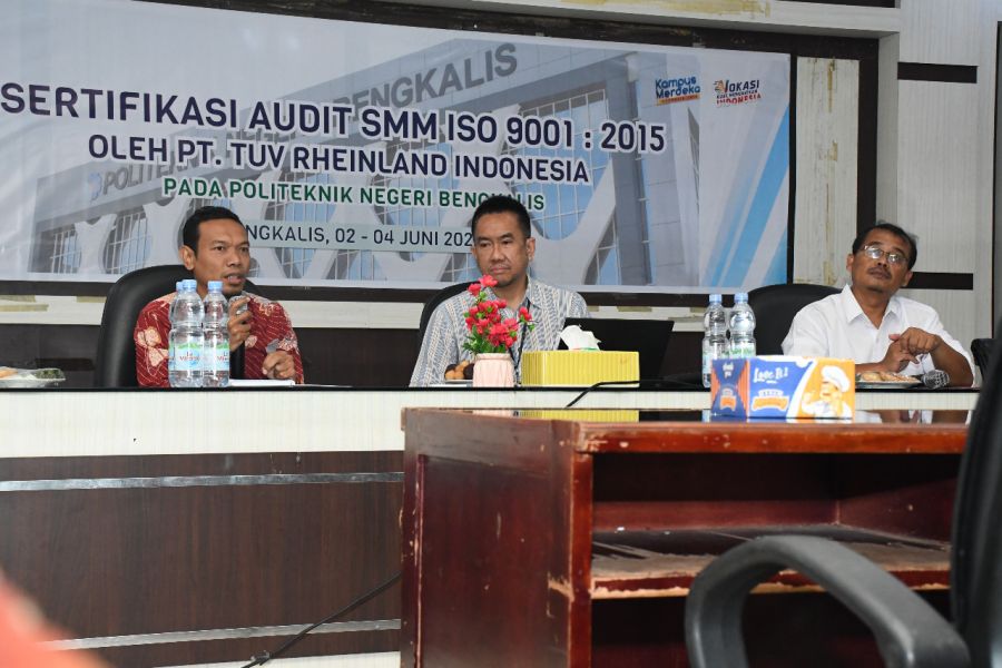 Polbeng Laksanakan Kegiatan Resertifikasi Audit Sistim Manajemen Mutu ISO 9001:2015