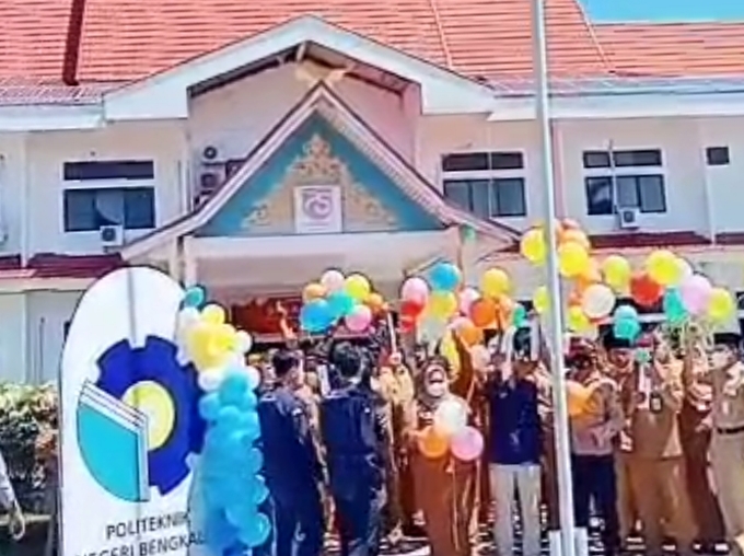 Polbeng Launching Program Membangun Desa, Diresmikan oleh Bupati Bengkalis