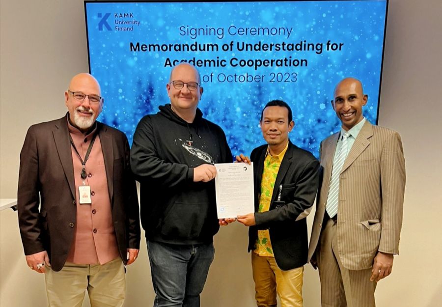 Polbeng Melakukan Penandatanganan MoU dengan Kajaani University Of Science Applied