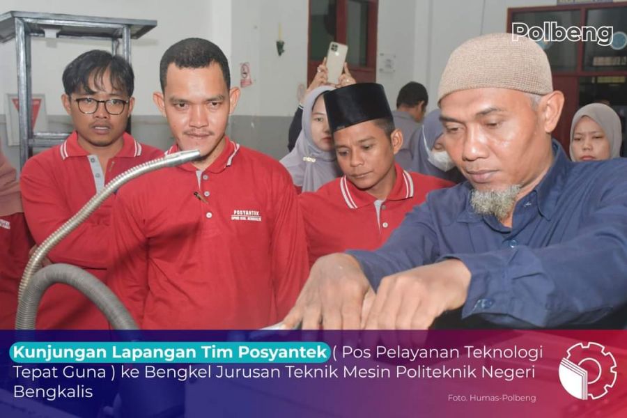 Polbeng Mendapat Kunjungan dari Tim Posyantek Bengkalis