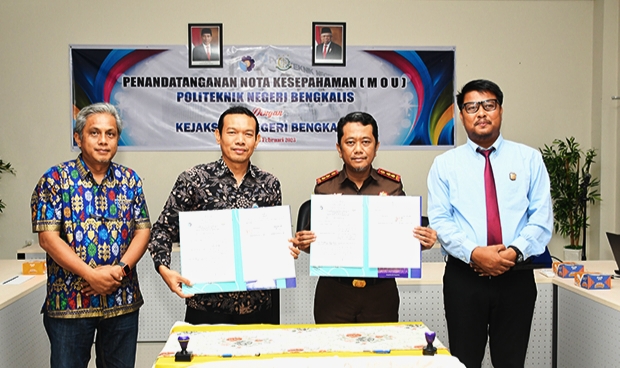 Polbeng Tandatangani Nota Kesepahaman dengan Kejari Bengkalis