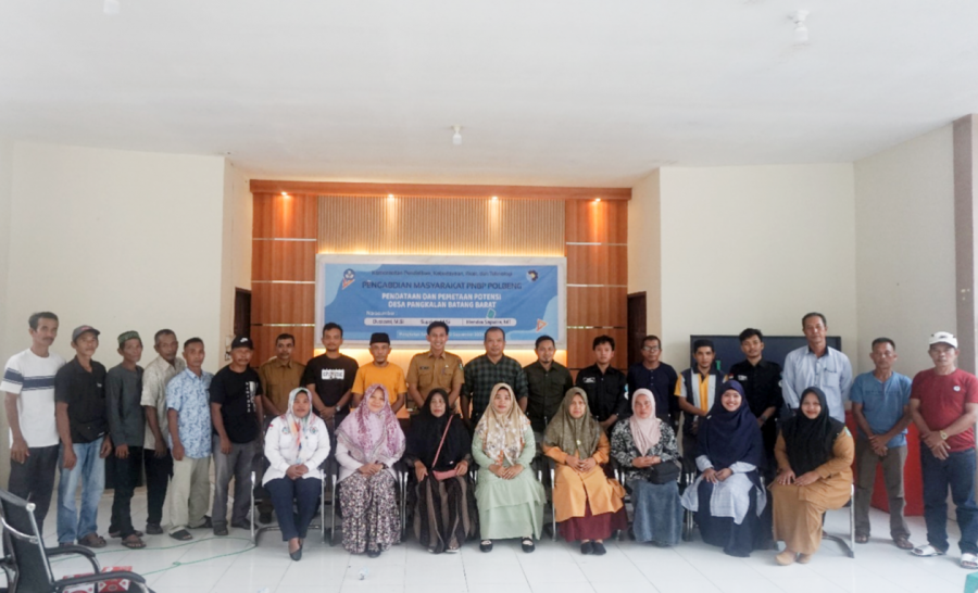 Politeknik Negeri Bengkalis Lakukan Pendataan dan Pemetaan Potensi Desa Pangkalan Batang Barat