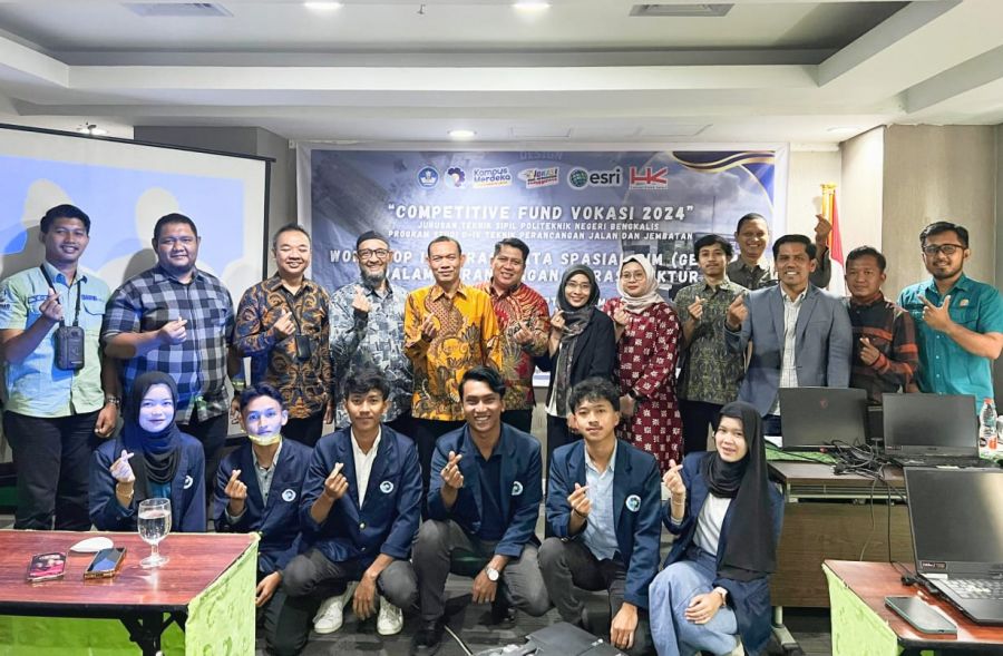 Program Studi Teknik Perancangan Jalan dan Jembatan Polbeng Gelar Workshop Integrasi GIS dan BIM
