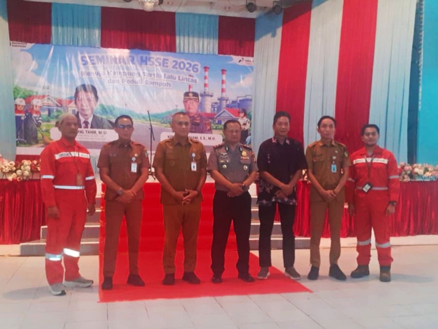 PT. KPI RU II Sungai Pakning Gelar Seminar HSSE, Menuju Kampung Tertib Lalu Lintas dan Peduli Sampah