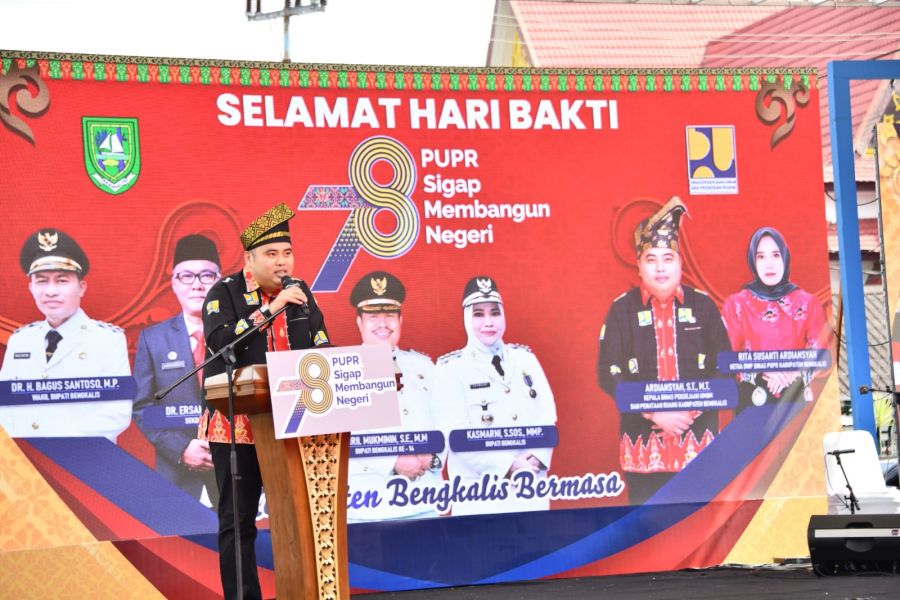 PUPR Sigap Bangun Bengkalis Bermasa, Bupati Kasmarni disebut Bunda Infrastruktur