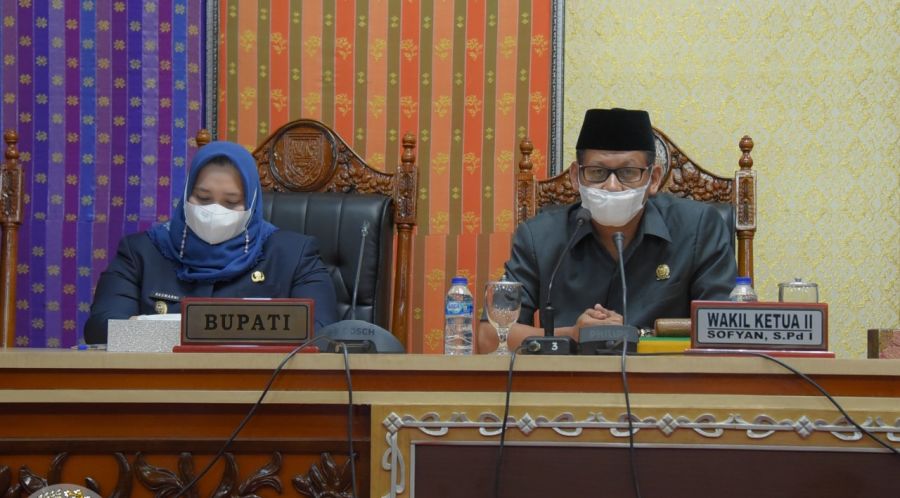 Ranperda Pertanggung Jawaban APBD 2020 diteruskan ke Banggar untuk Dibahas