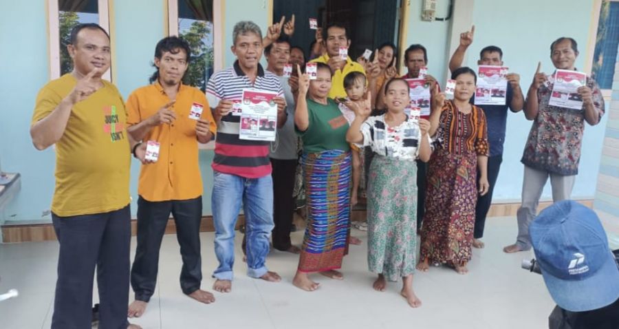 Relawan Sergu Kampanyekan KBS Kepada Suku Batak di Siak Kecil