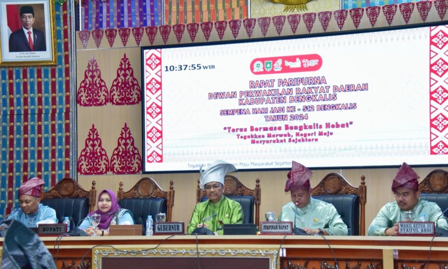 Sambut Hari Jadi Bengkalis ke-512, DPRD Gelar Sidang Paripurna Istimewa