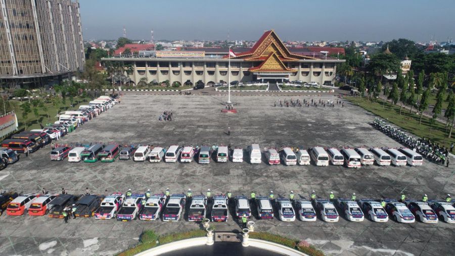Satgas Covid-19 Riau Kerahkan 60 Unit Ambulance Dan 220 Petugas