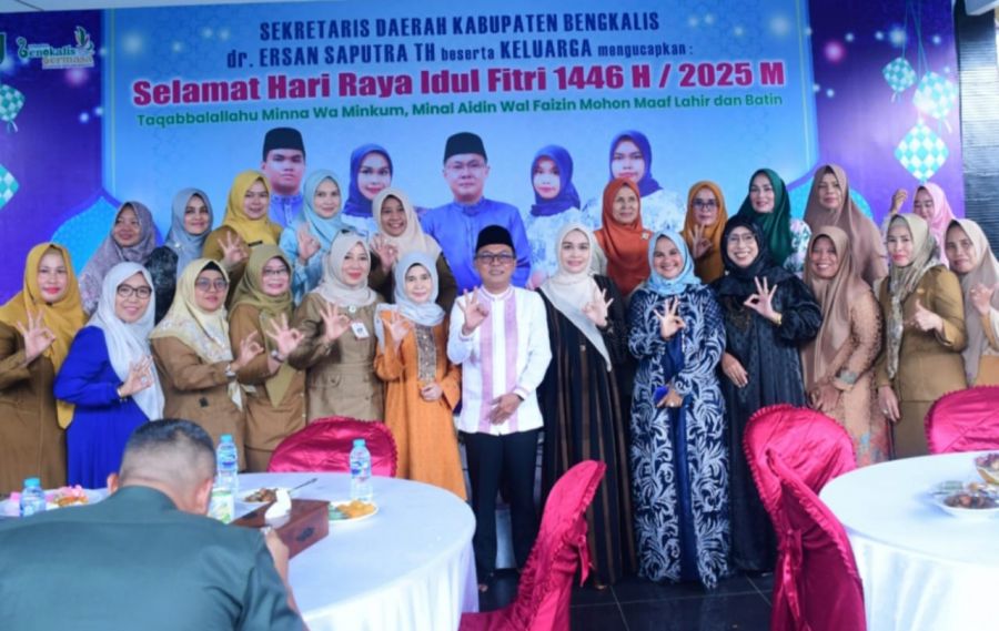 Sekda Bengkalis Gelar Halal Bi Halal Sekaligus Umumkan Pemenang Lomba Lampu Colok Tahun 2025