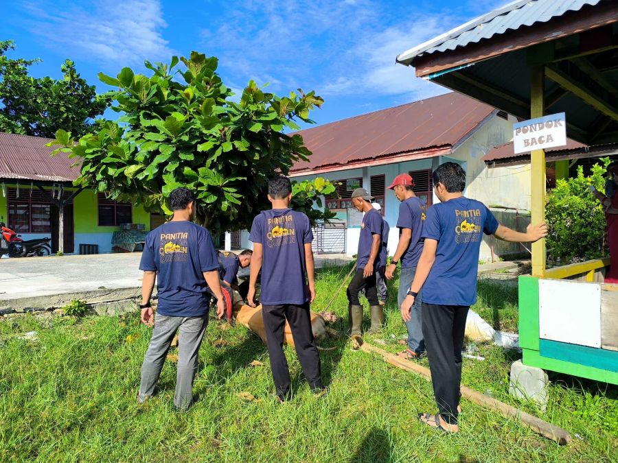 Sempena Idul Adha, Sekolah Dasar Negeri 1 Bukit Batu Laksanakan Pemotongan Hewan Qurban