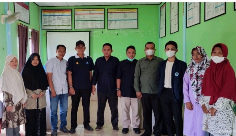 Tim Pengabdian Polbeng Melaksanakan Pengabdian Masyarakat di Desa Bantan Sari