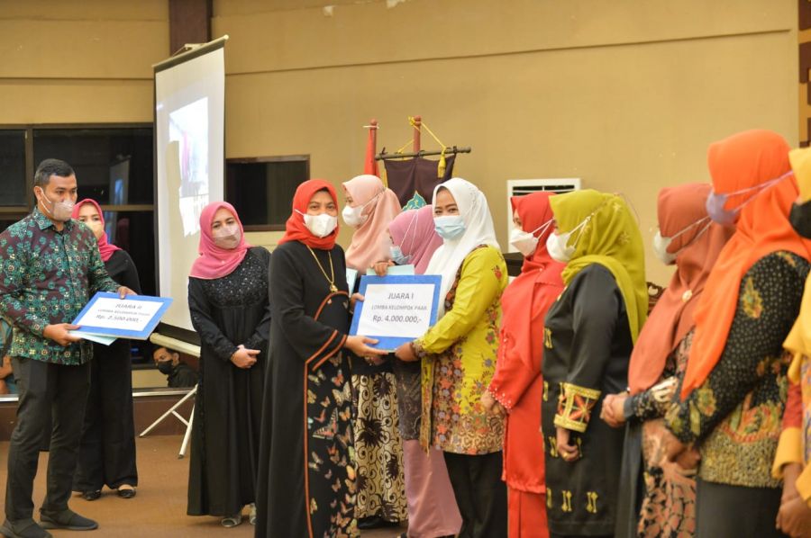 TP PKK Kabupaten Bengkalis Juara 1 PAAR Serta Runner Up Kegiatan Pokja 2 dan 3 Pada HKG PKK ke-50