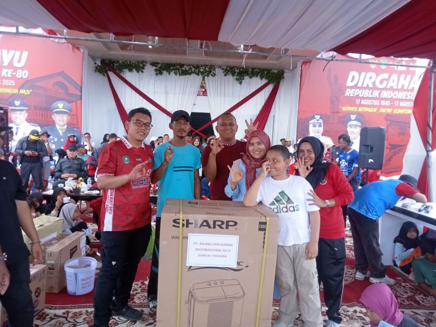 Untuk Mengenang Jasa Para Pahlawan, Kecamatan Bukit Batu Gelar Jalan Sehat Bermasa
