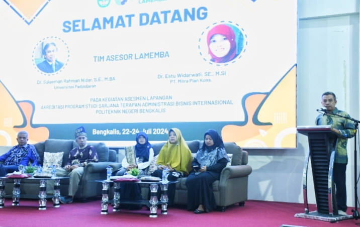 Visitasi Akreditasi Program Studi Administrasi Bisnis Internasional di Politeknik Negeri Bengkalis