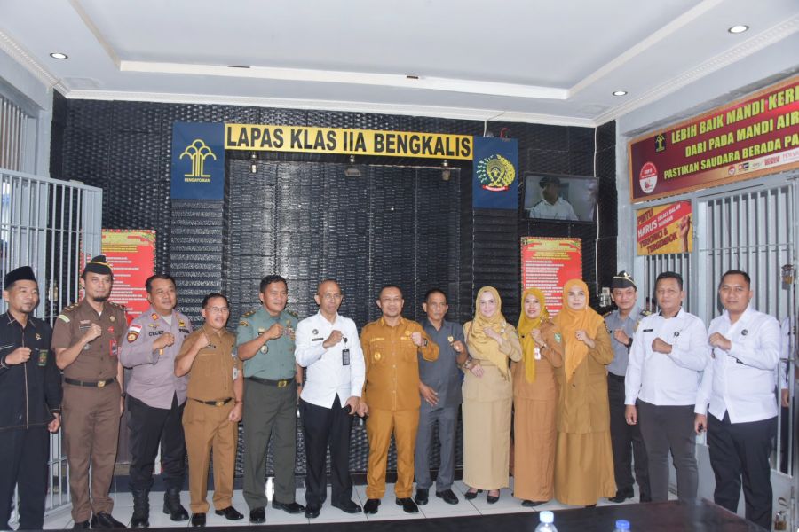 Wabup Bagus Santoso Ikuti Tasyakuran Hari Bakhti Pemasyarakatan Ke-61 Kementerian