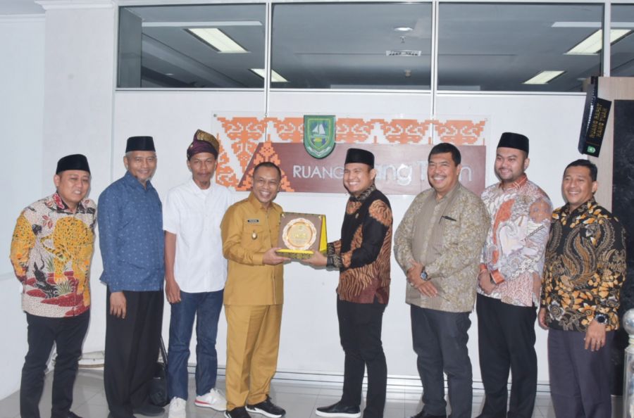 Wabup Bagus Santoso Sambut Kunker Ketua Komisi I DPRD Provinsi Riau