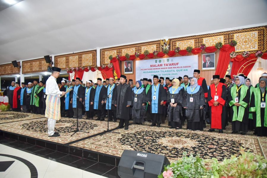 Wakil Bupati Bengkalis Hadiri Pelantikan 120 Dewan dan Majelis Hakim MTQ ke-43 Provinsi Riau