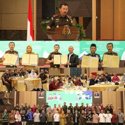 Cegah Korupsi dan Radikalisme, Kajati Riau Tandatangani MOU dengan 3 Universitas di Riau