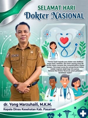 Hari Dokter Nasional, Kadinkes Pasaman dr. Yong Marzuhaili Apresiasi Dedikasi Dokter untuk Masyaraka