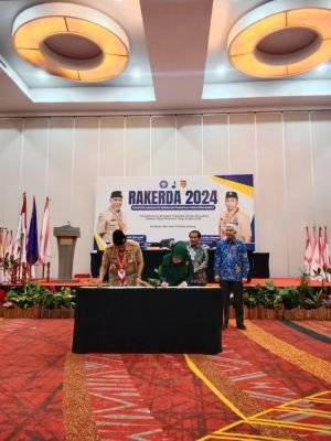 UIN IB Padang, UNAND, & UNP Tandatangani MOU Dengan Gerakan Pramuka Sumbar